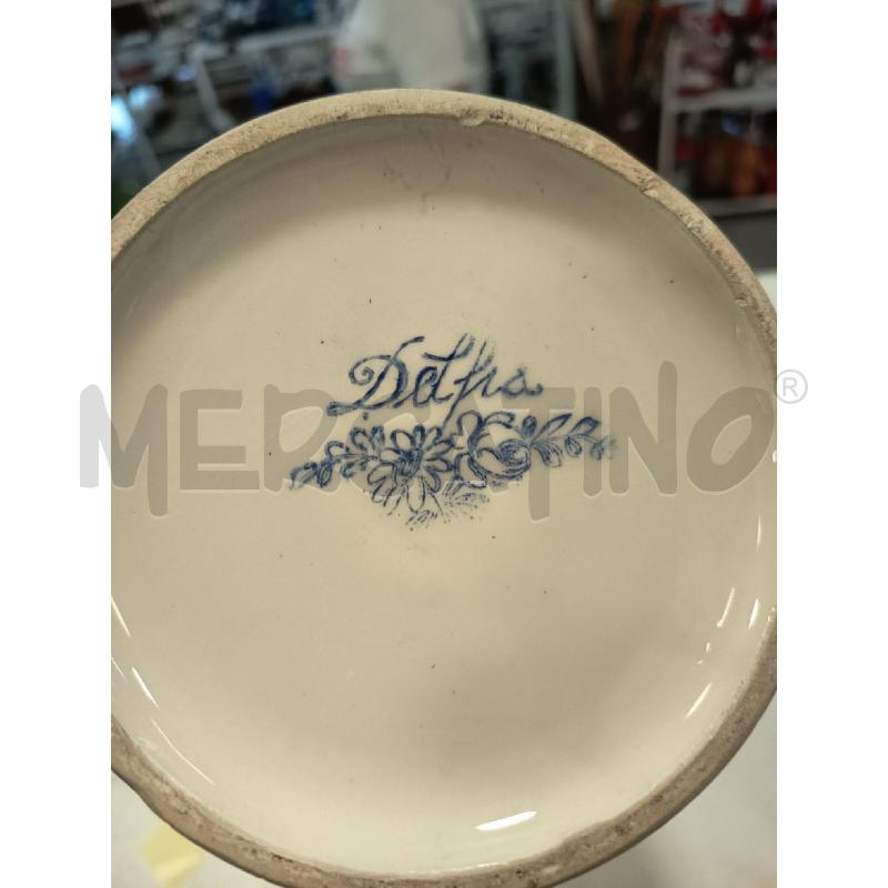 VASO  CERAMICA DELFT DEC BLU | Mercatino dell'Usato Roma rebibbia 3