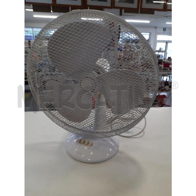 VENTILATORE DA TAVOLO BIANCO | Mercatino dell'Usato Roma rebibbia 1