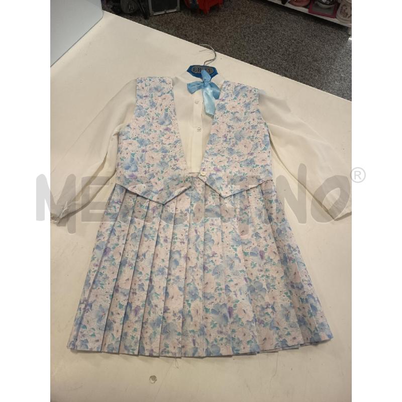 VESTITO BAMBINA FIORI VIOLA ROSA  | Mercatino dell'Usato Roma rebibbia 2