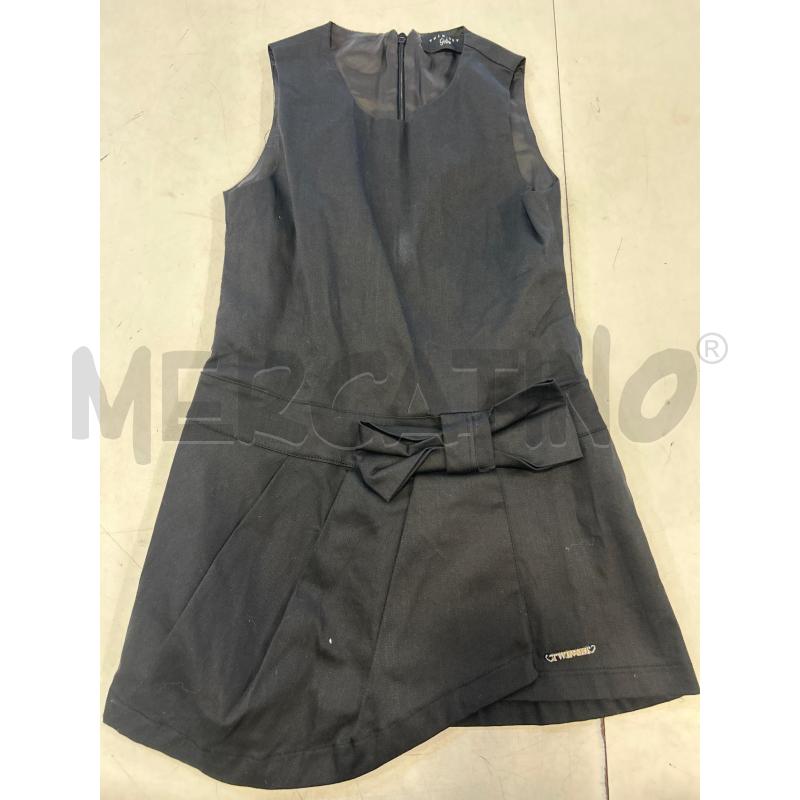 VESTITO BAMBINA TWIN-SET NERO FIOCCO | Mercatino dell'Usato Roma rebibbia 1