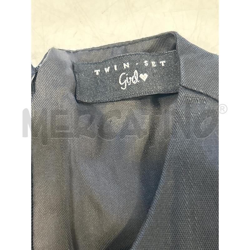 VESTITO BAMBINA TWIN-SET NERO FIOCCO | Mercatino dell'Usato Roma rebibbia 2