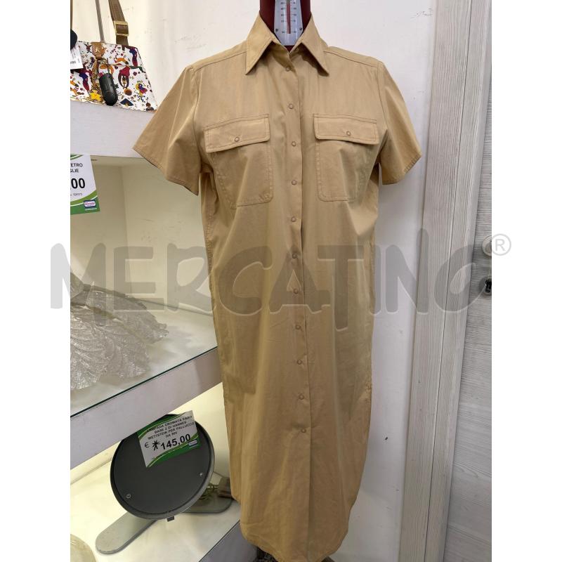 VESTITO CHEMISE FENDI BEIGE | Mercatino dell'Usato Roma rebibbia 1