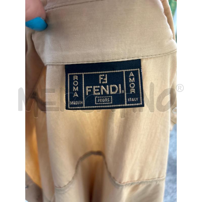 VESTITO CHEMISE FENDI BEIGE | Mercatino dell'Usato Roma rebibbia 3