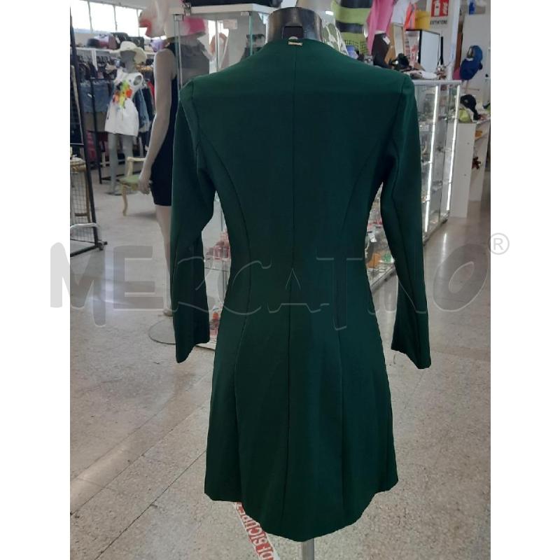VESTITO DONNA A GIACCA CANNELLA DOPPI BOTTONI VERDE | Mercatino dell'Usato Roma rebibbia 2