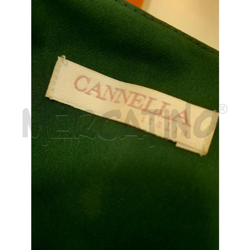 VESTITO DONNA A GIACCA CANNELLA DOPPI BOTTONI VERDE | Mercatino dell'Usato Roma rebibbia 4