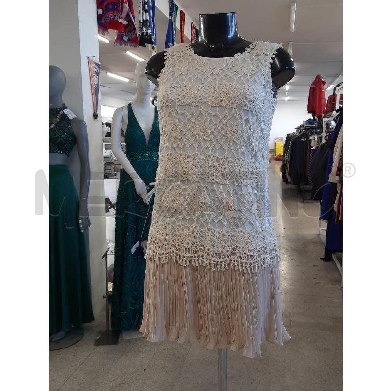 VESTITO DONNA BIANCO UNCINETTO CARTELLINATO TO BE TOO | Mercatino dell'Usato Roma rebibbia 4