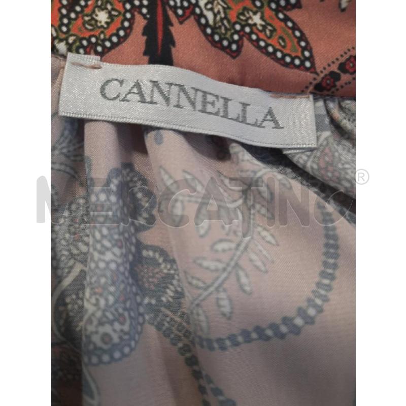 VESTITO DONNA CANNELLA BEIGE FIORI VERD BIANC | Mercatino dell'Usato Roma rebibbia 5