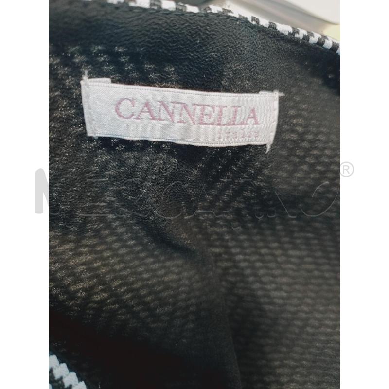VESTITO DONNA CANNELLA BIANCO NERI  | Mercatino dell'Usato Roma rebibbia 4