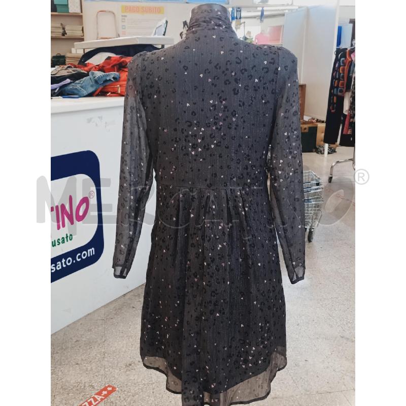 VESTITO DONNA CANNELLA GRIGIO CUORICINI COL | Mercatino dell'Usato Roma rebibbia 2