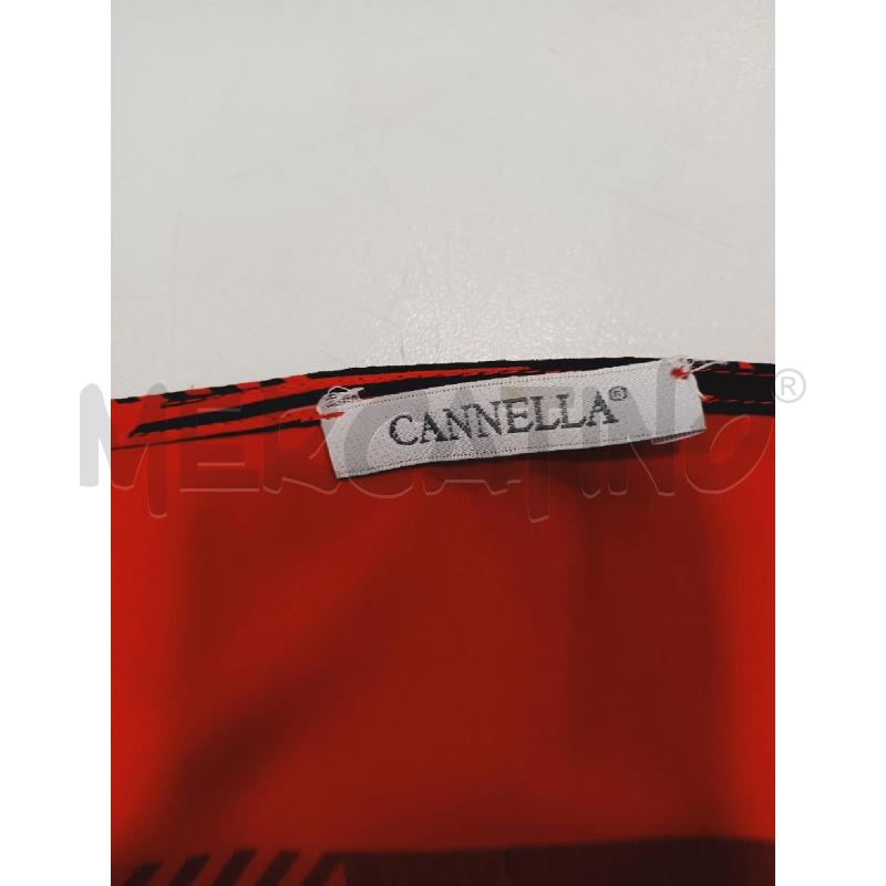 VESTITO DONNA CANNELLA ROSSO QUADRATI NERI | Mercatino dell'Usato Roma rebibbia 4