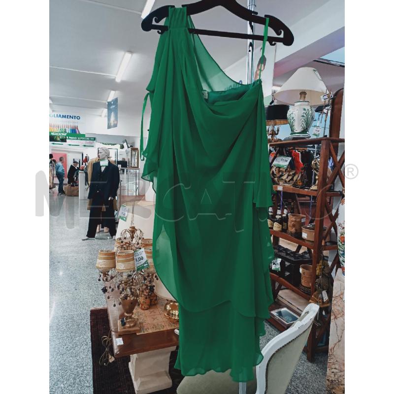 VESTITO DONNA FAYAZI VERDE TG36 PZ3 | Mercatino dell'Usato Roma rebibbia 1