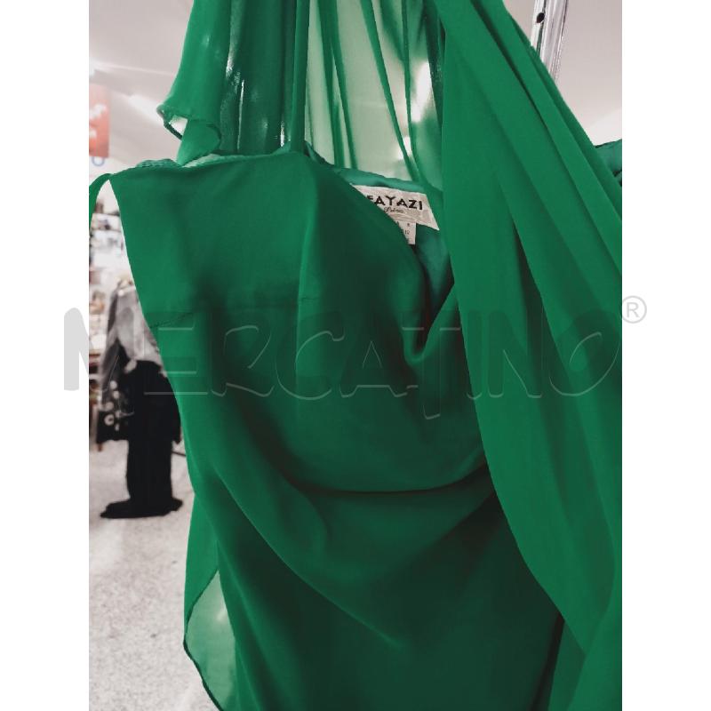 VESTITO DONNA FAYAZI VERDE TG36 PZ3 | Mercatino dell'Usato Roma rebibbia 2