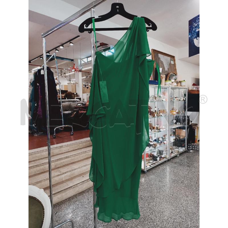 VESTITO DONNA FAYAZI VERDE TG36 PZ3 | Mercatino dell'Usato Roma rebibbia 3