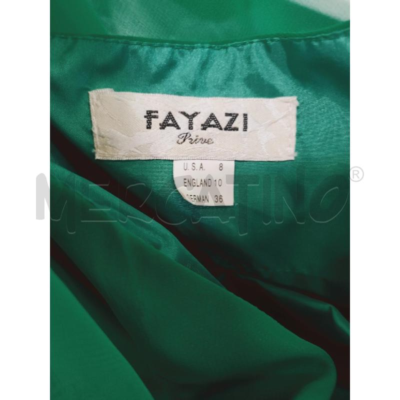 VESTITO DONNA FAYAZI VERDE TG36 PZ3 | Mercatino dell'Usato Roma rebibbia 4