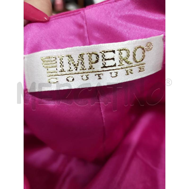 VESTITO DONNA IMPERO COUTURE FUCSIA TG46 PZ2 | Mercatino dell'Usato Roma rebibbia 4