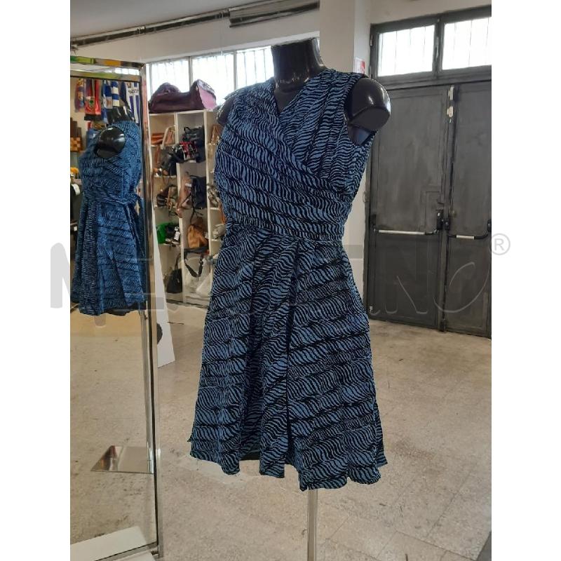 VESTITO DONNA KENZO BLU RIGHE NERE  | Mercatino dell'Usato Roma rebibbia 1