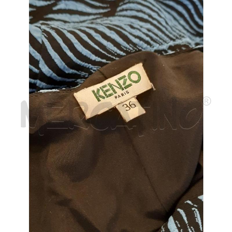 VESTITO DONNA KENZO BLU RIGHE NERE  | Mercatino dell'Usato Roma rebibbia 4
