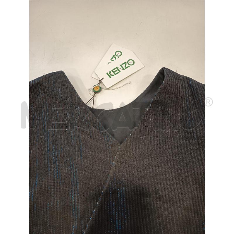 VESTITO DONNA KENZO NERO RIFLESSI BLU CARTELLINATO | Mercatino dell'Usato Roma rebibbia 4