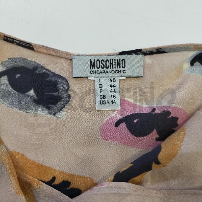 VESTITO DONNA MOSCHINO TG48 ROSA S OCCHI  | Mercatino dell'Usato Roma rebibbia 3