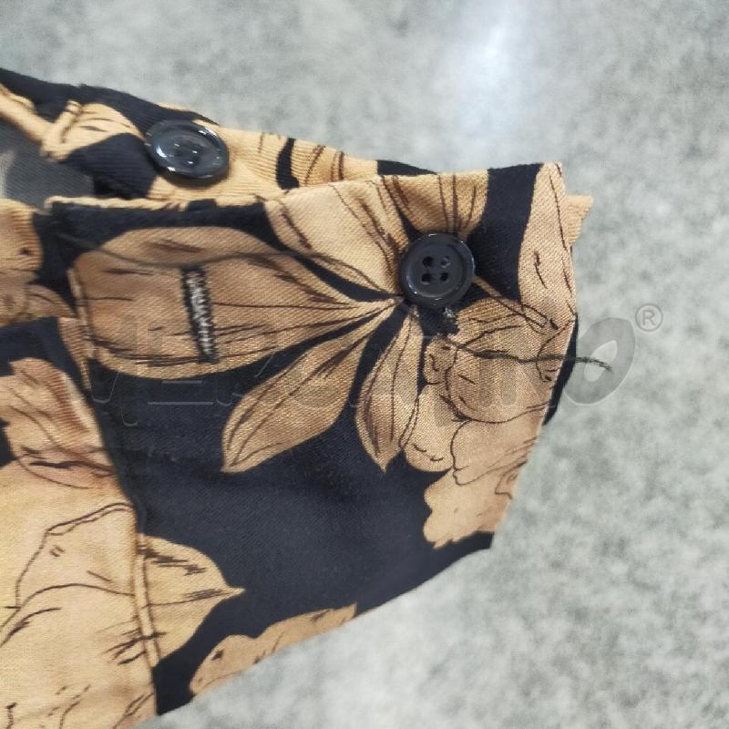 VESTITO DONNA NERO FIORI MARRONI BREND | Mercatino dell'Usato Roma rebibbia 3