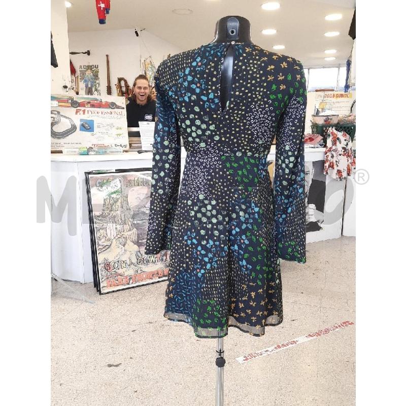 VESTITO DONNA NERO PATRIZIA PEPE VARI DISEGNI VERDI GIALLO | Mercatino dell'Usato Roma rebibbia 2