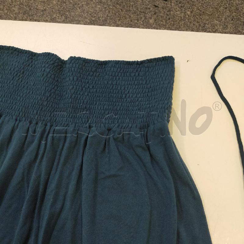VESTITO DONNA PATRIZIA PEPE PETROLIO LACCIO DIETRO COLLO | Mercatino dell'Usato Roma rebibbia 3