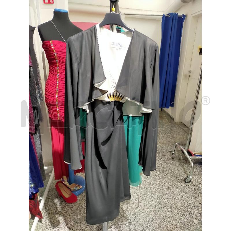 VESTITO DONNA RENATO BALESTRA NERO/PANNA TG42 PZ2 | Mercatino dell'Usato Roma rebibbia 1