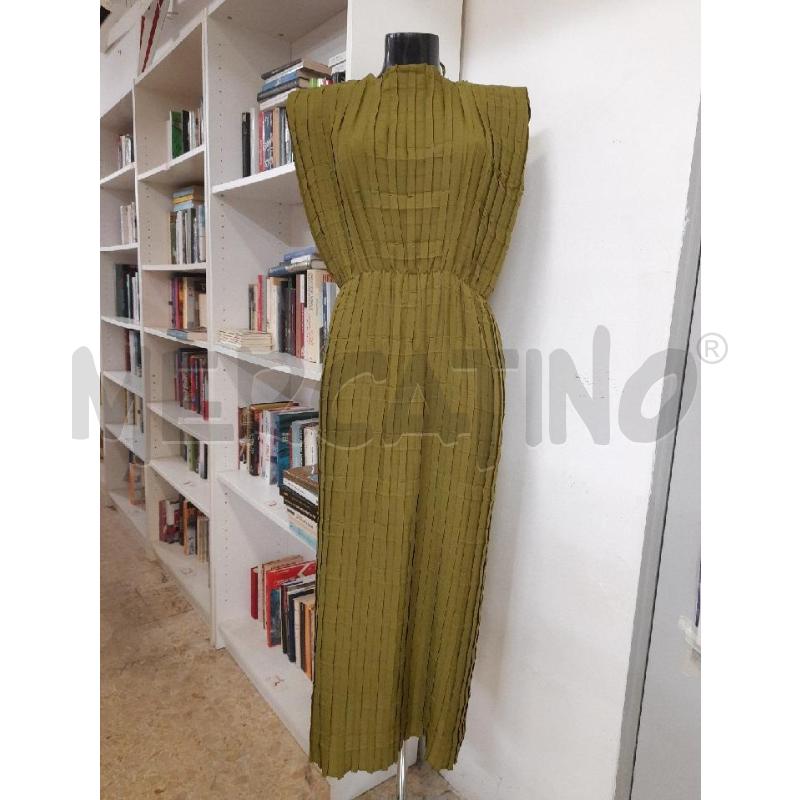 VESTITO DONNA TELA CACHI LUNGO TESSUTO PIEGHETTATO | Mercatino dell'Usato Roma rebibbia 1