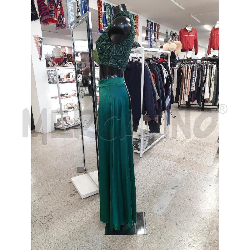 VESTITO DONNA VISII CERIMONIA VERDE  DUE PEZZI | Mercatino dell'Usato Roma rebibbia 2