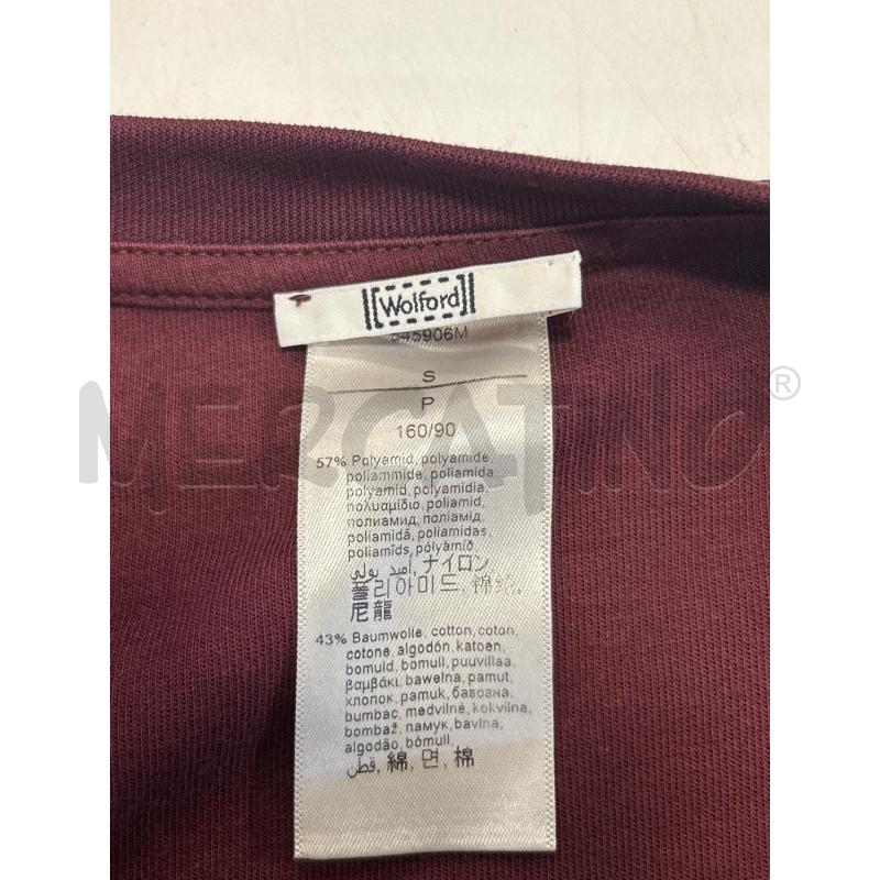 VESTITO DONNA WOLFORD MELANZANA  | Mercatino dell'Usato Roma rebibbia 4