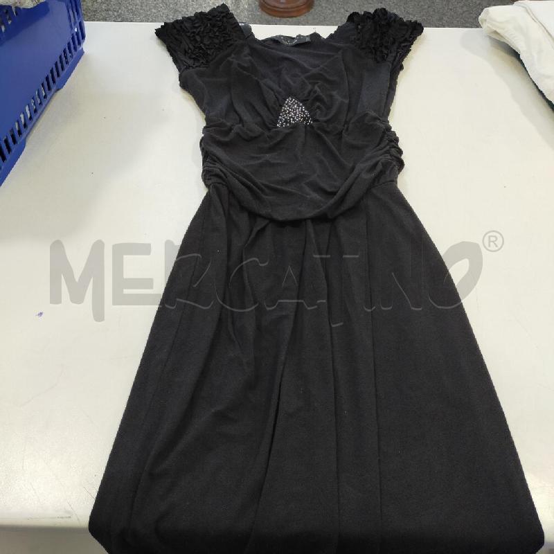 VESTITO DONNA  TWIN SET NERO TRIANGOLO STRASS | Mercatino dell'Usato Roma rebibbia 1