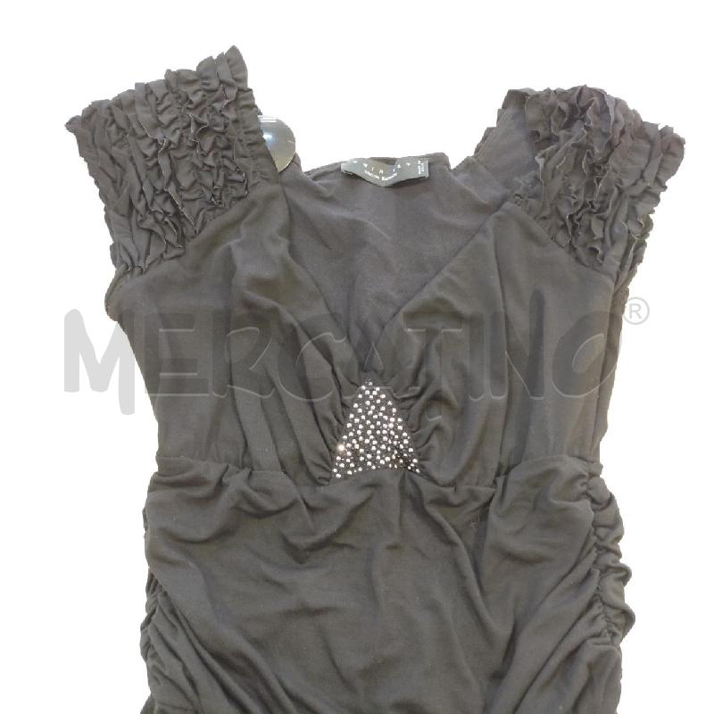 VESTITO DONNA  TWIN SET NERO TRIANGOLO STRASS | Mercatino dell'Usato Roma rebibbia 2