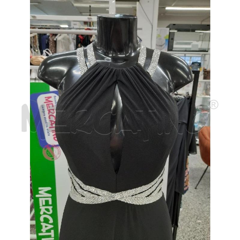 VESTITO ENVIER COUTURE NERO DETT GIOIELLO ARGENTATI TG42  | Mercatino dell'Usato Roma rebibbia 4