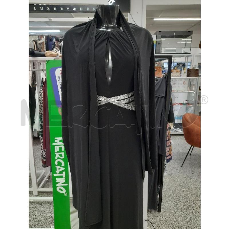 VESTITO ENVIER COUTURE NERO DETT GIOIELLO ARGENTATI TG42  | Mercatino dell'Usato Roma rebibbia 5