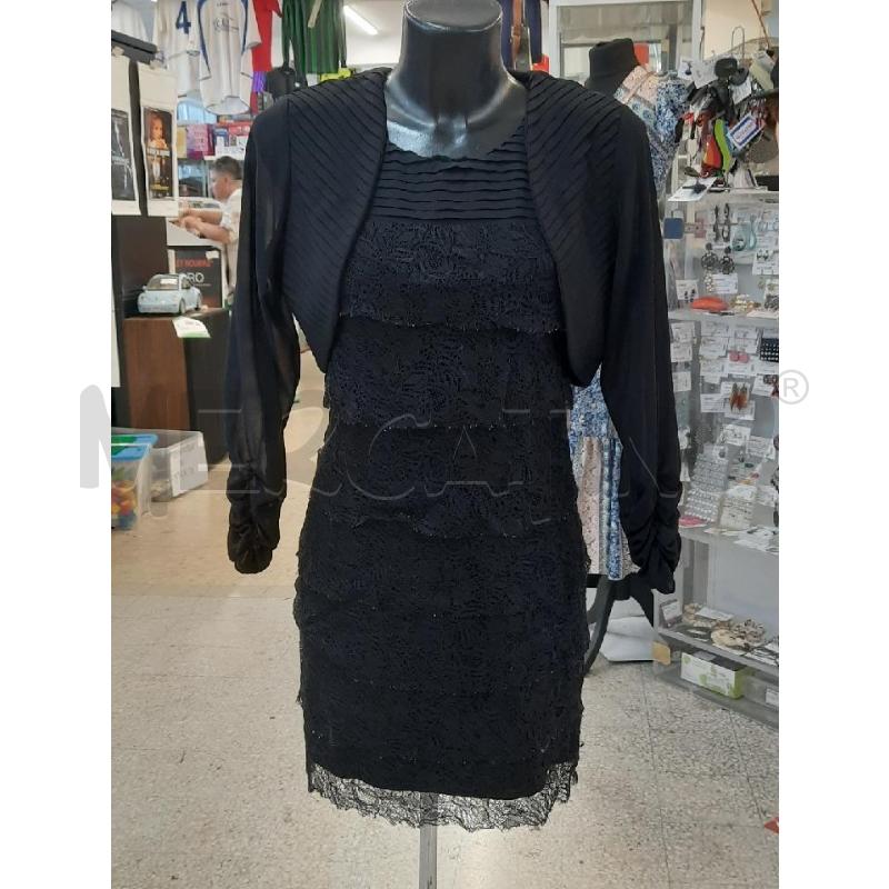 VESTITO + COPRISPALLE CANNELLA NERO | Mercatino dell'Usato Roma rebibbia 1