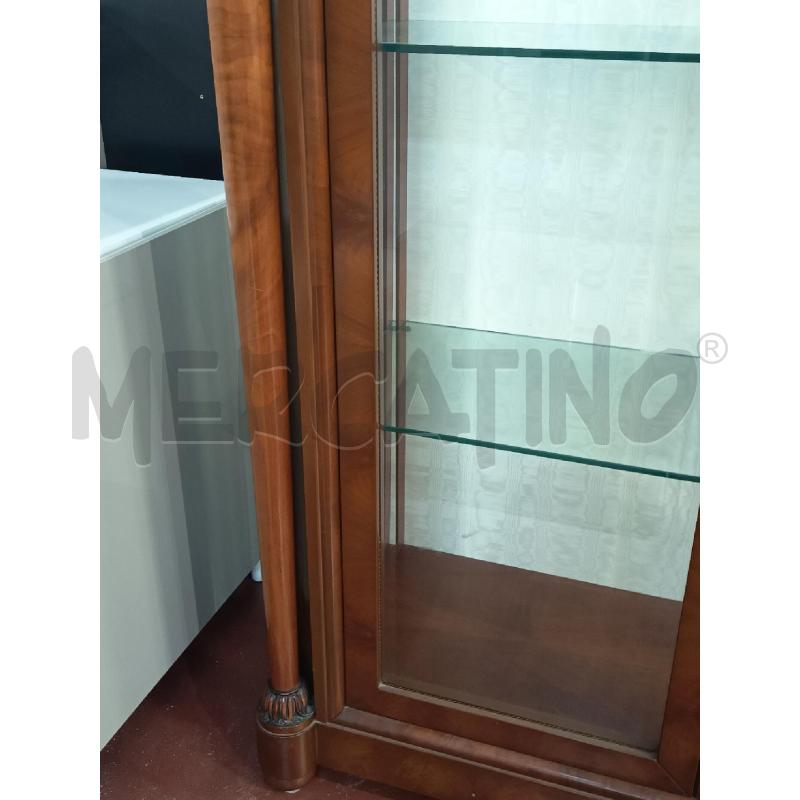 VETRINA LEGNO LAVORATO 2/A VETRO | Mercatino dell'Usato Roma rebibbia 4
