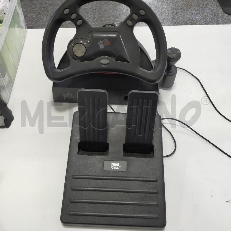VOLANTE E PEDALIERA MAD CATZ RACING NINTENDO 64 | Mercatino dell'Usato Roma rebibbia 1