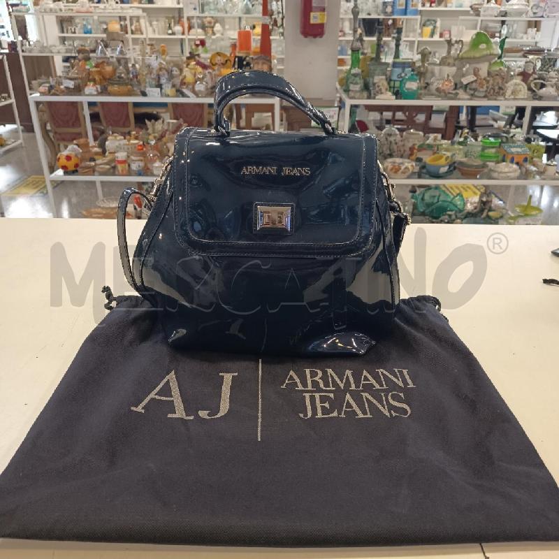 ZAINO DONNA ARMANI JEANS BLU LUCIDO  | Mercatino dell'Usato Roma rebibbia 1