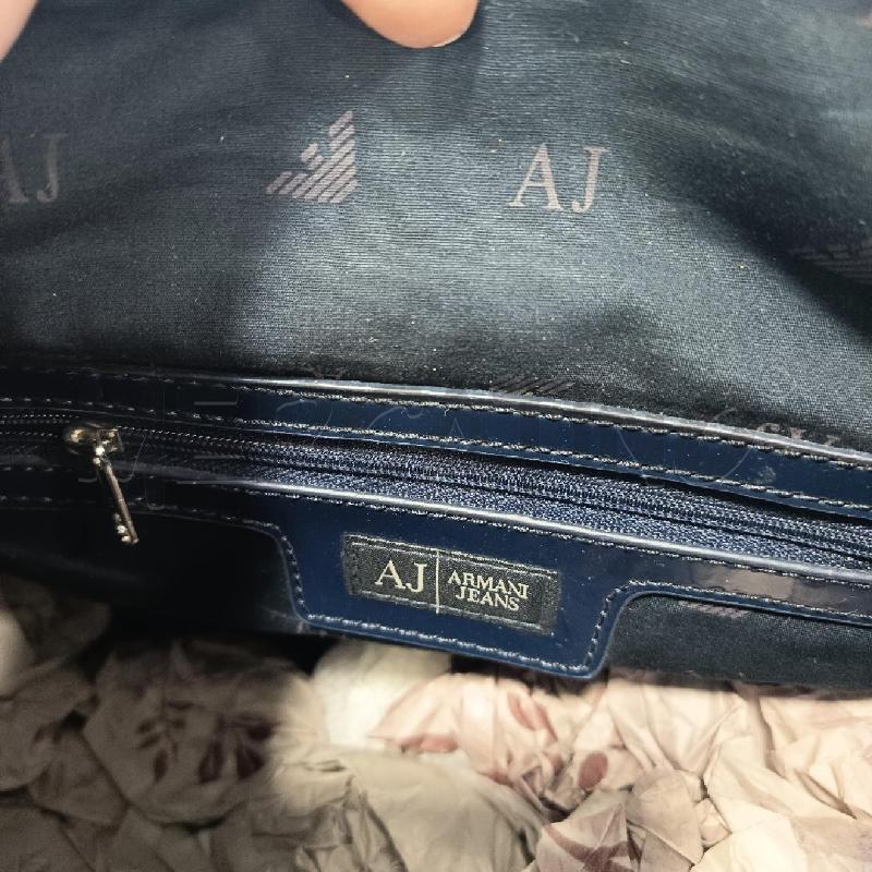 ZAINO DONNA ARMANI JEANS BLU LUCIDO  | Mercatino dell'Usato Roma rebibbia 3