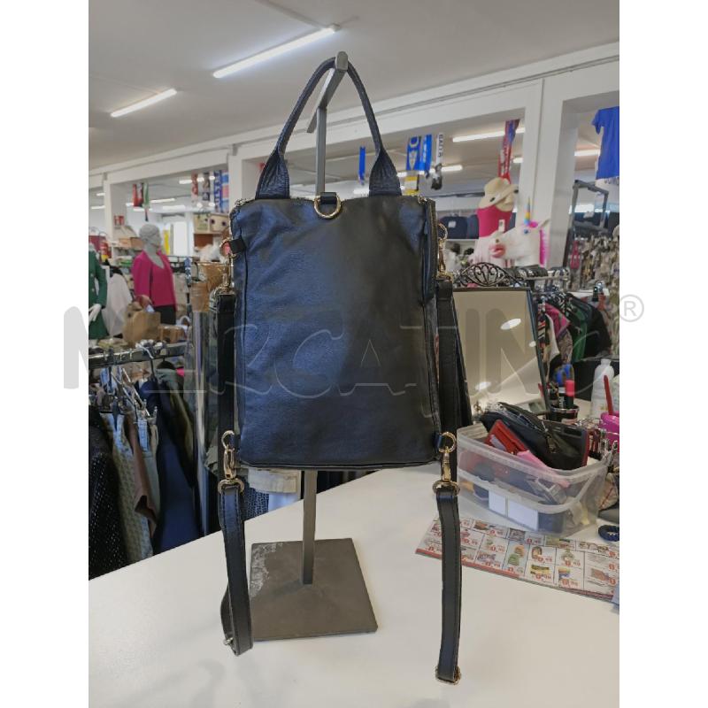 ZAINO DONNA PELLE NERO MARRONE  | Mercatino dell'Usato Roma rebibbia 2