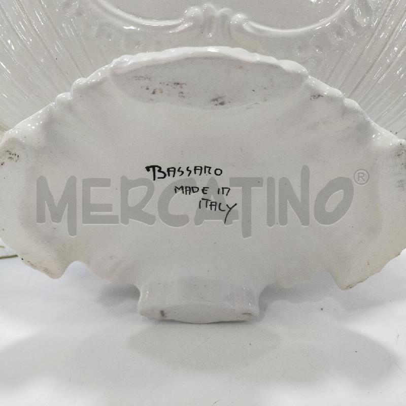 ZUPPIERA BASSANO CERAM BIANCA GIGANTE | Mercatino dell'Usato Roma rebibbia 4