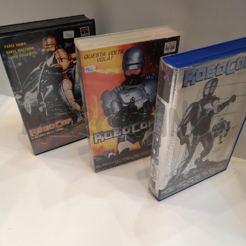 3 VHS ROBOCOP  | Mercatino dell'Usato Roma re di roma 2