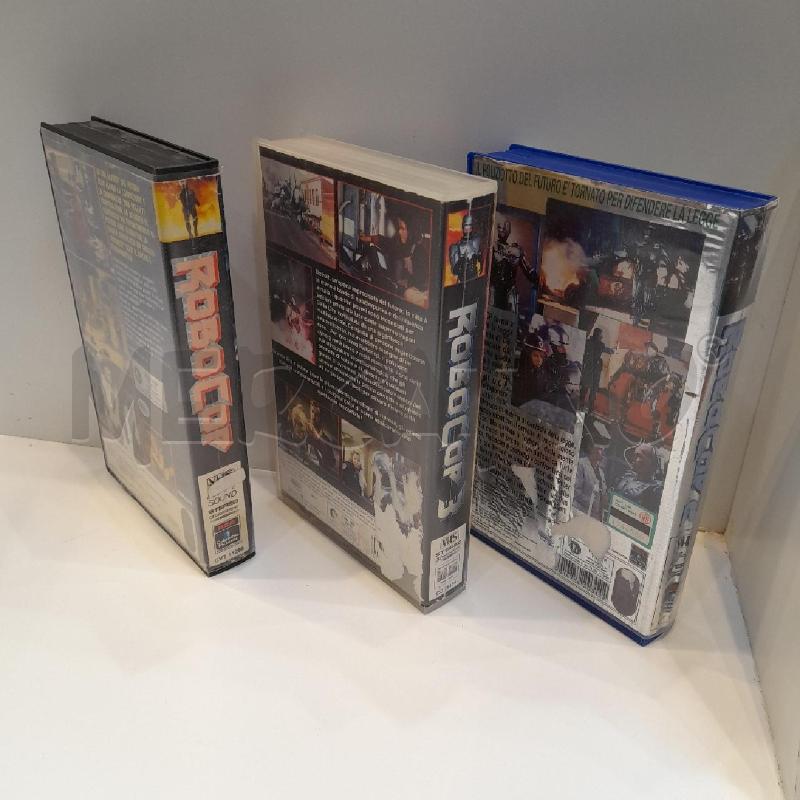 3 VHS ROBOCOP  | Mercatino dell'Usato Roma re di roma 3