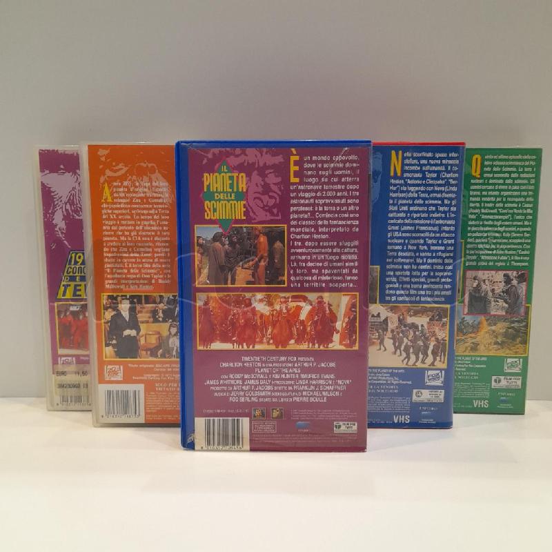 5 VHS IL PIANETA DELLE SCIMMIE | Mercatino dell'Usato Roma re di roma 3