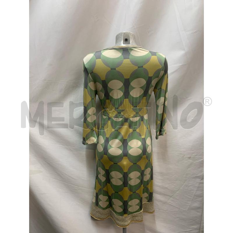 ABITO DONNA ANNARITA T FANTASIA FIORIGIALLO VERDE | Mercatino dell'Usato Roma re di roma 3