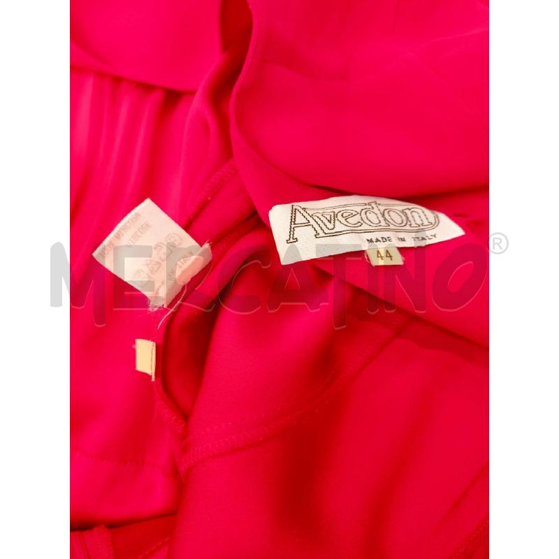ABITO DONNA AVEDON ROSSO BALZE | Mercatino dell'Usato Roma re di roma 5