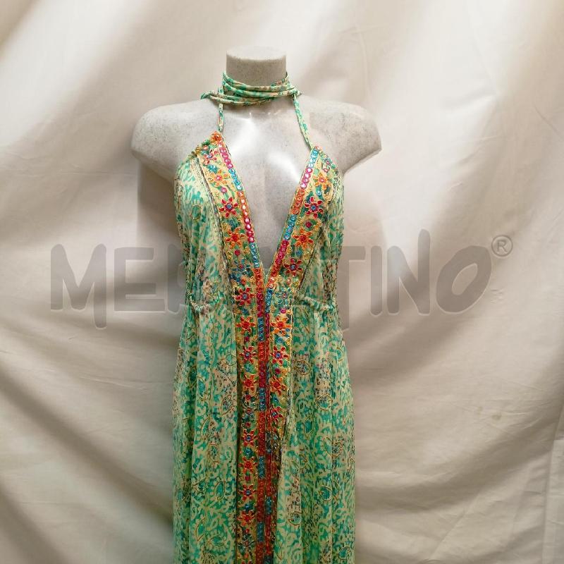 ABITO DONNA BOHO INDIA VERDE ACQUA FANTASIA | Mercatino dell'Usato Roma re di roma 1