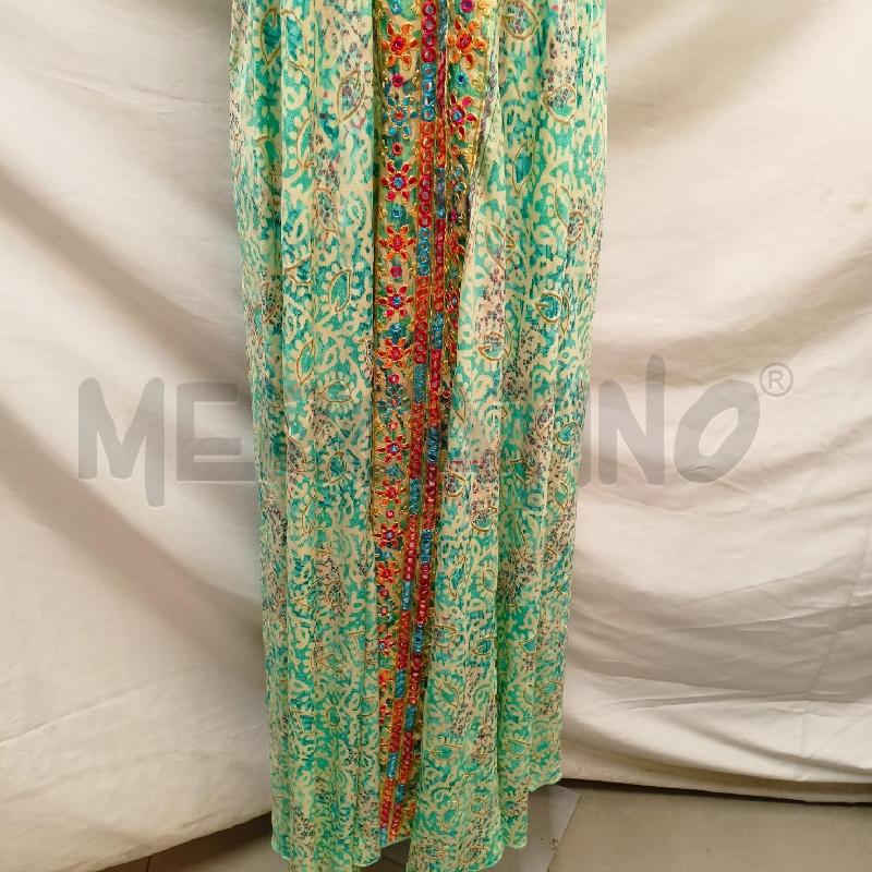 ABITO DONNA BOHO INDIA VERDE ACQUA FANTASIA | Mercatino dell'Usato Roma re di roma 2