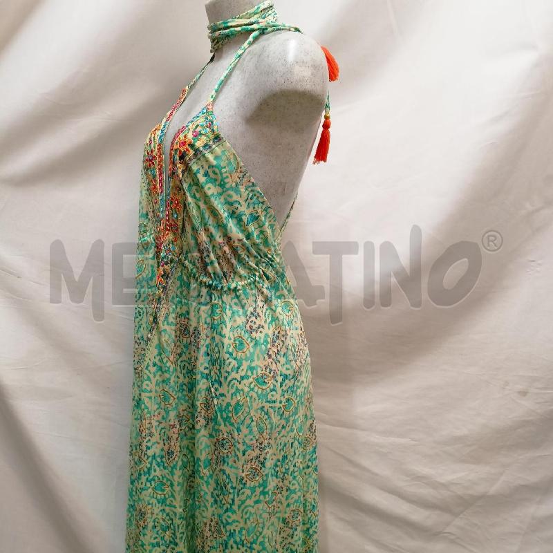 ABITO DONNA BOHO INDIA VERDE ACQUA FANTASIA | Mercatino dell'Usato Roma re di roma 3