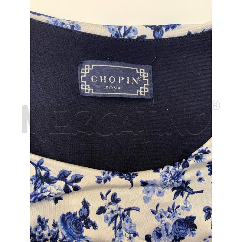 ABITO DONNA CHOPIN FANTASIA BLU FIORI | Mercatino dell'Usato Roma re di roma 5